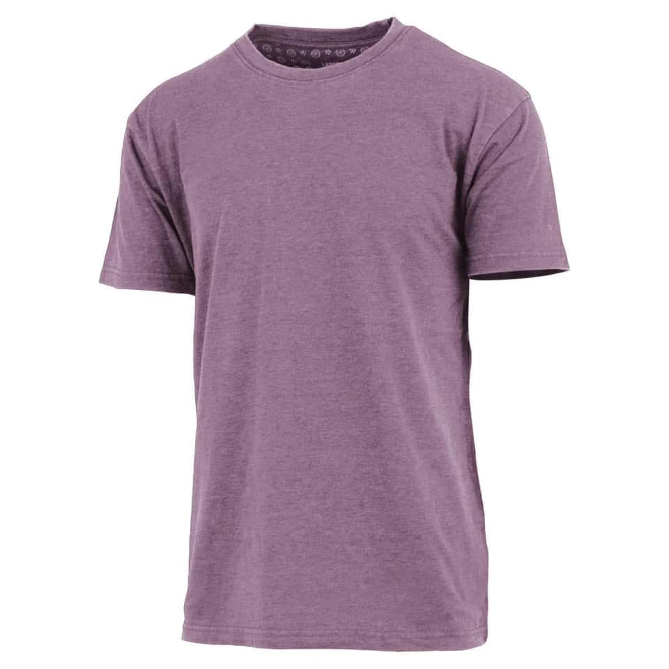 Graphic Tees Basic Acid Wash Tee Berry