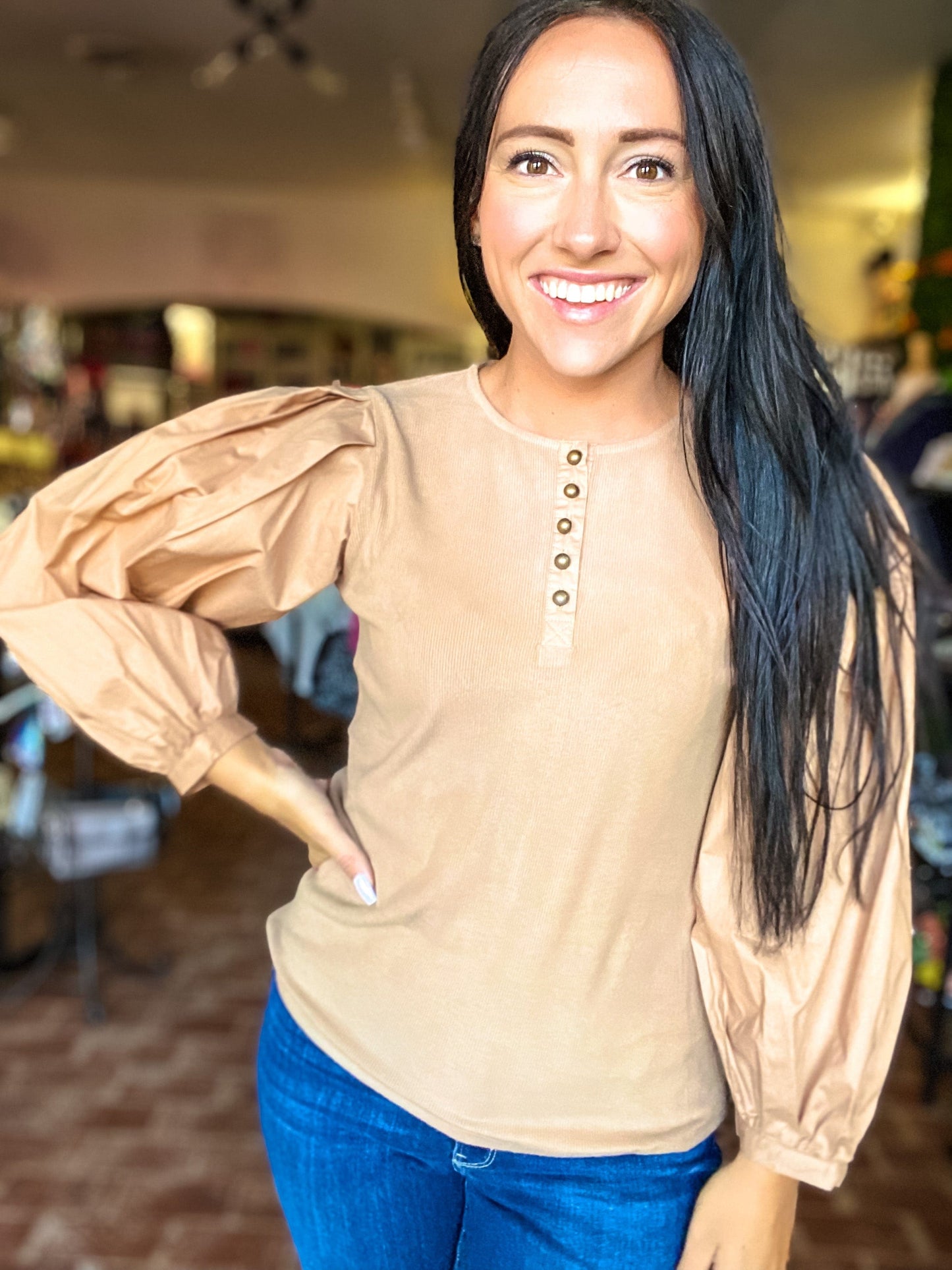 Chele Puff Sleeve Top