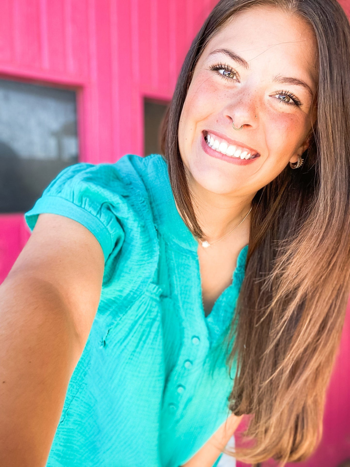 Tops Ginnie Gauze Top Green