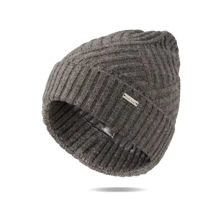 Other Goodies Gray Satin Lined Beanie
