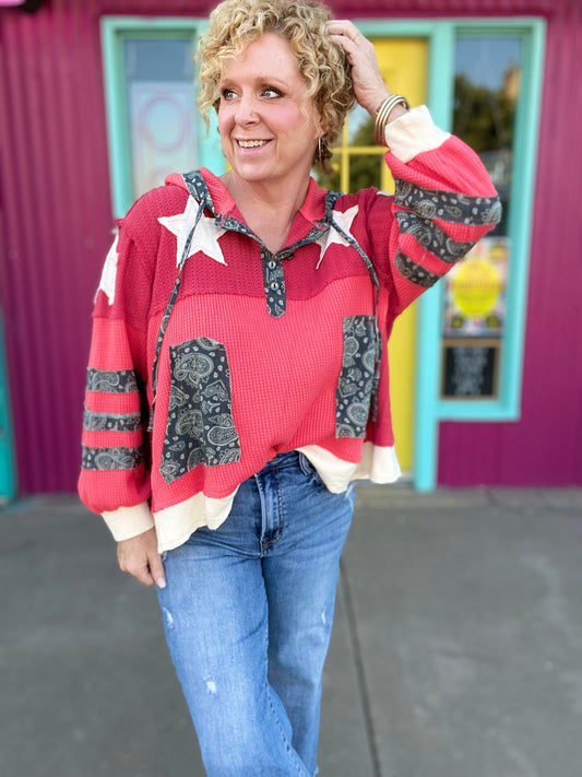 Outerwear Jetta Star Waffle Hoodie