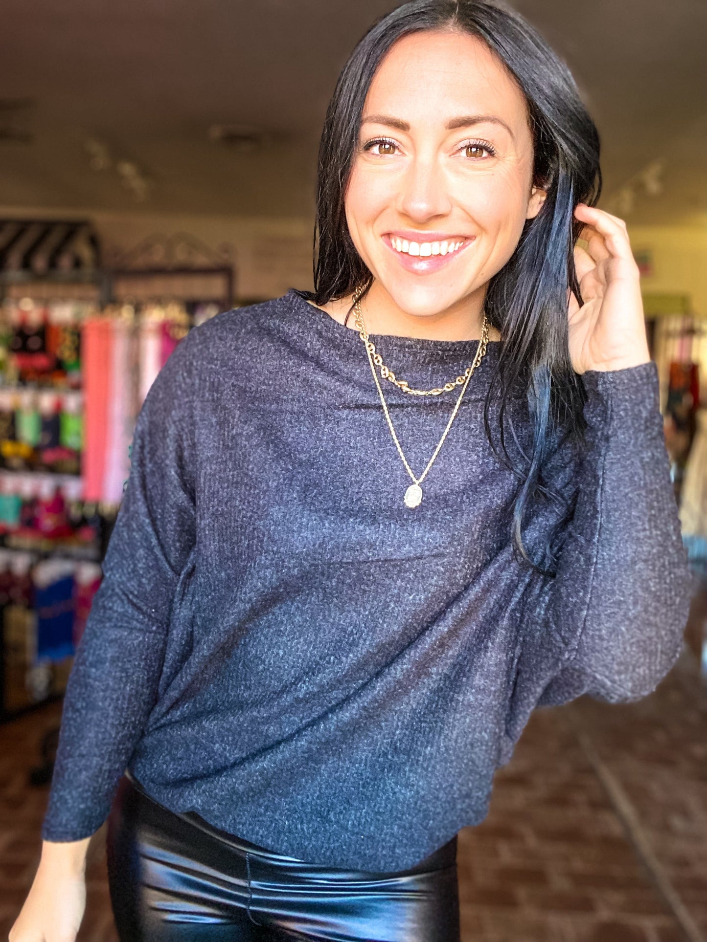 Shirts & Tops Jorjie Off the Shoulder Sweater-Black