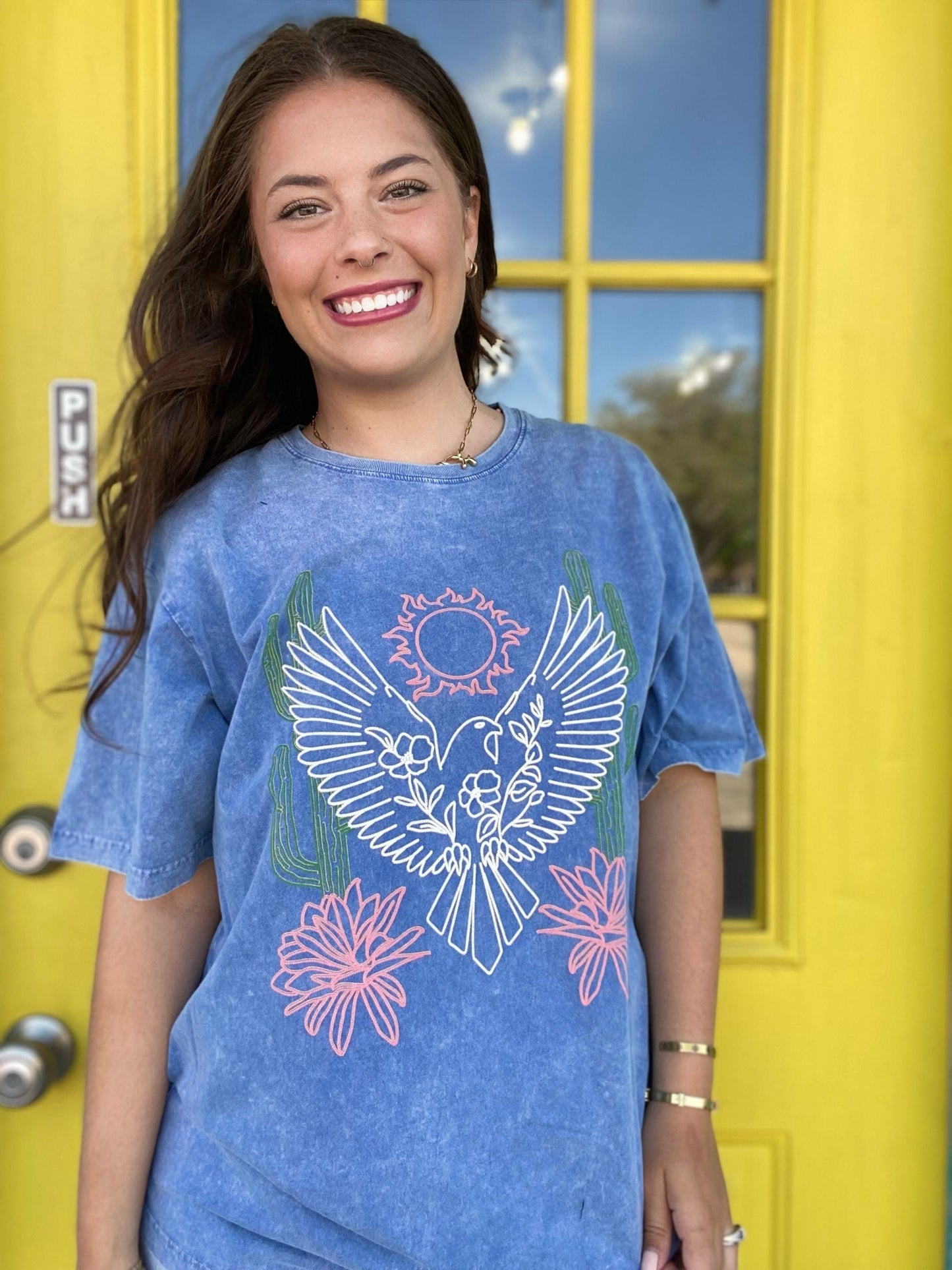 Graphic Tees Phoenix Tee-Blue