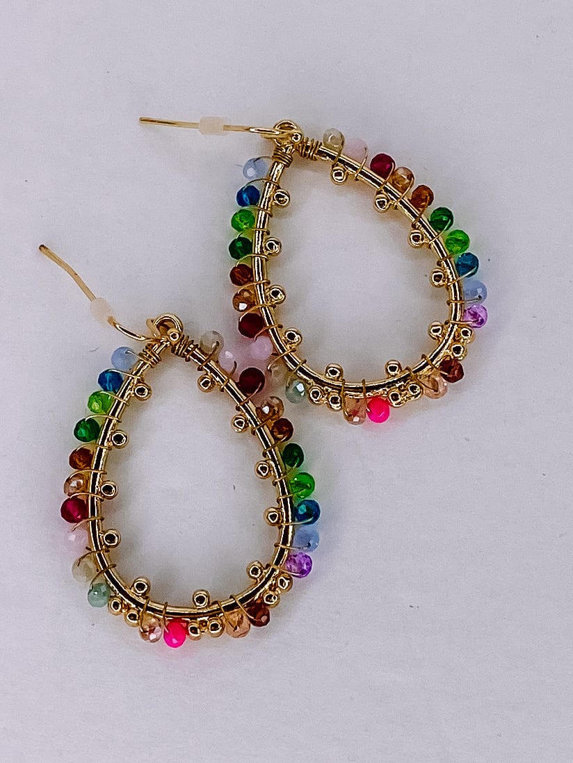 Earrings Rhee Multi Teardrop Earring Brights