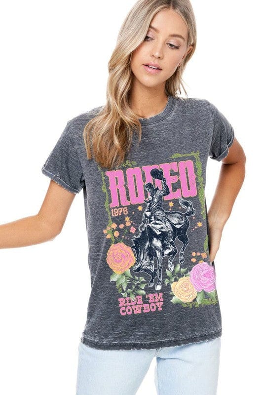 Graphic Tees Rodeo Ride 'Em Cowboy Tee