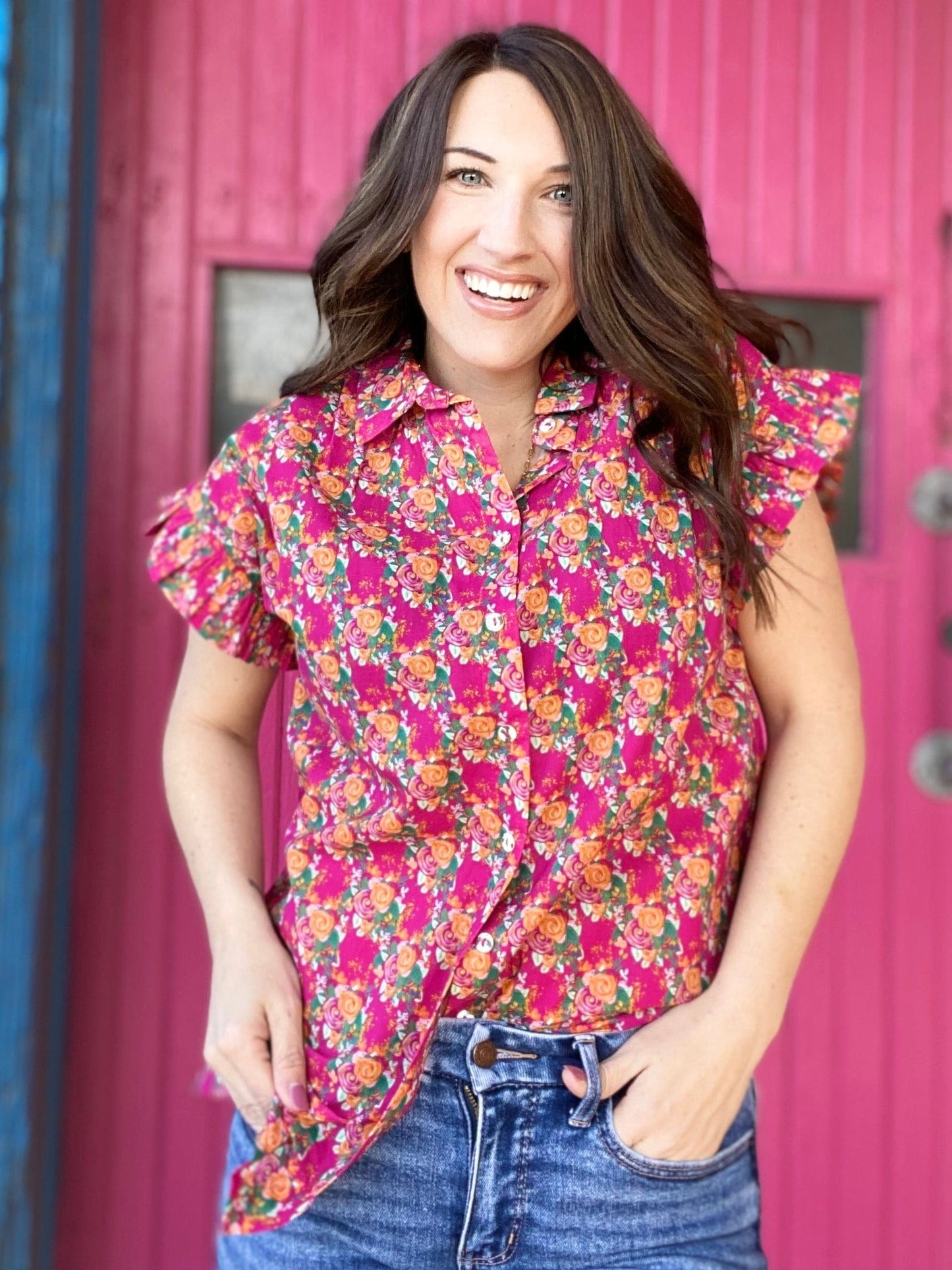 Sadie Mae Floral Top