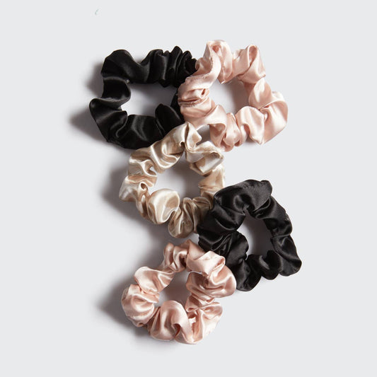 Other Goodies Satin Sleep Scrunchies 5pc - Assorted