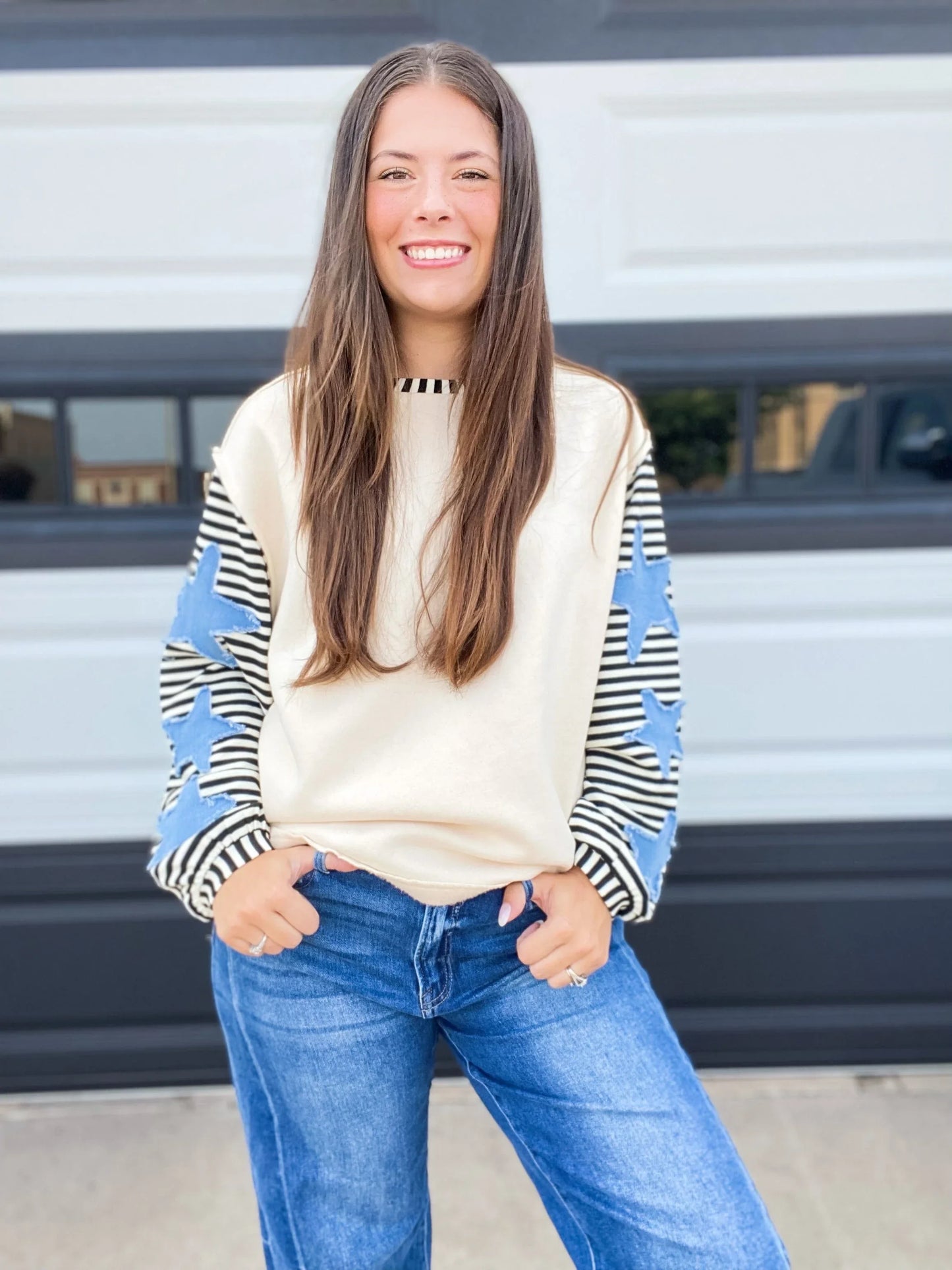 Tops Stars and Stripes Pullover