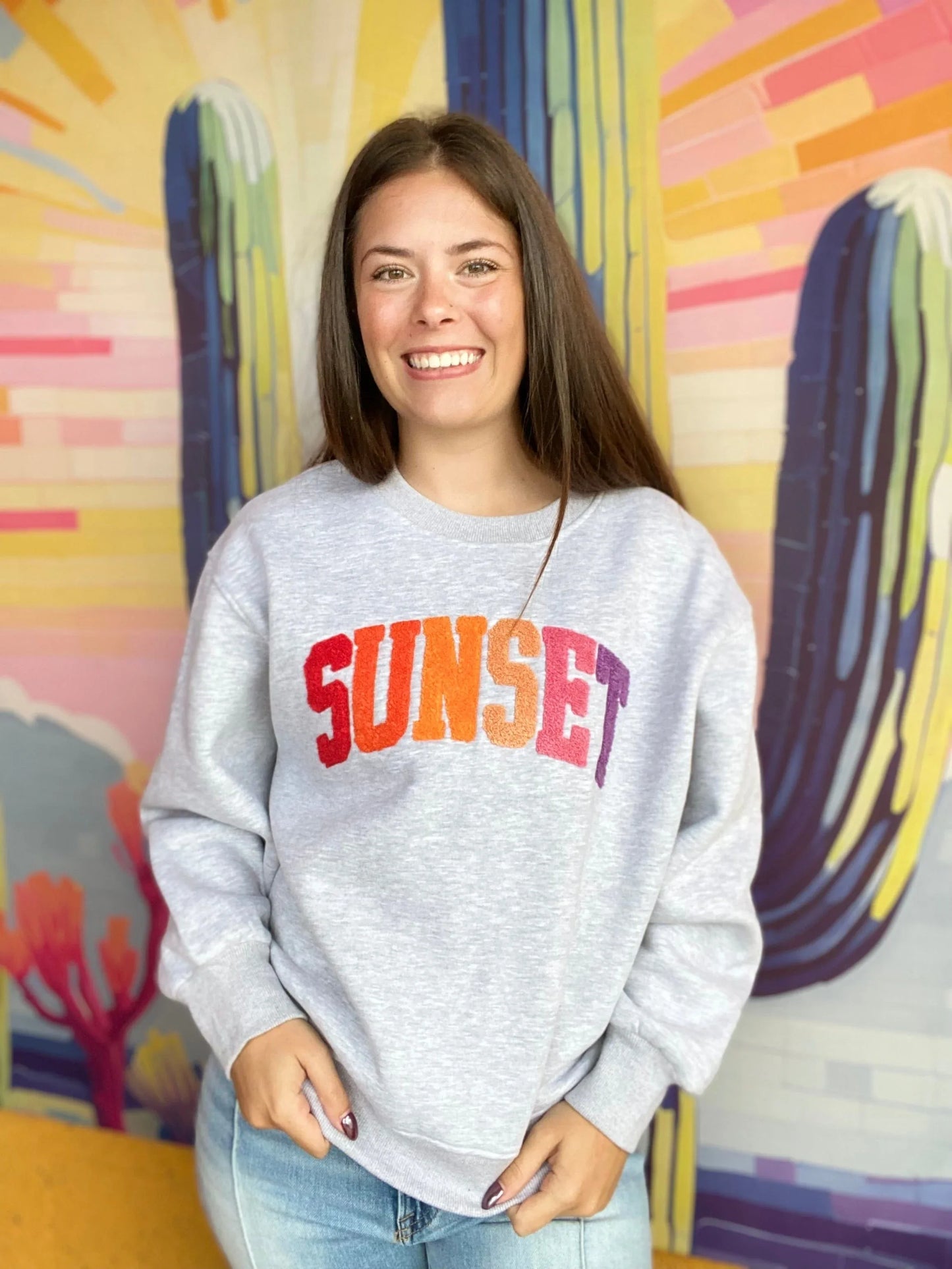 apparel Sunset Embroidered Sweatshirt