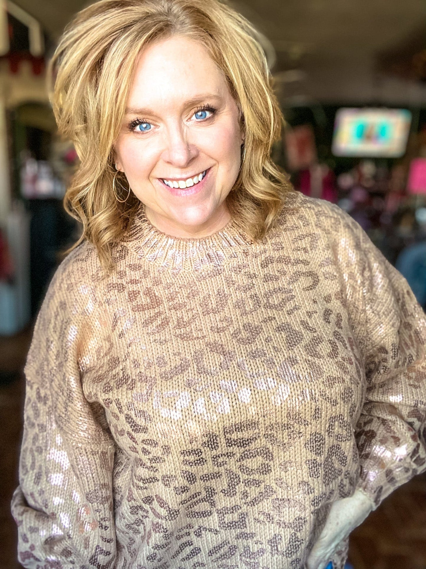 sweater Goldee Leopard Sweater