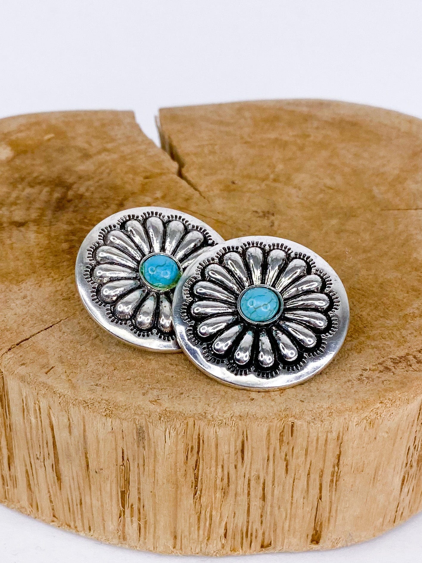 Earrings Honey Turquoise Stud Earring