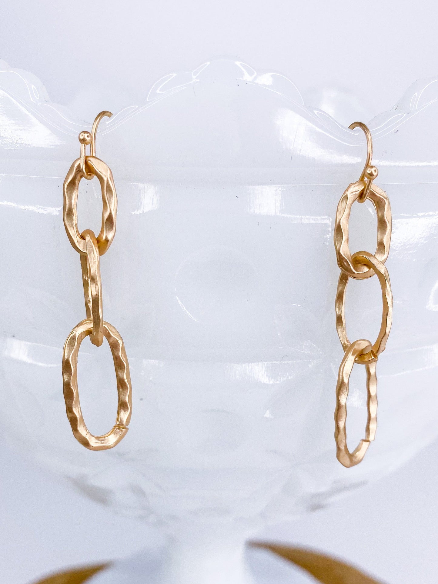 Necklaces Matte Link Earring