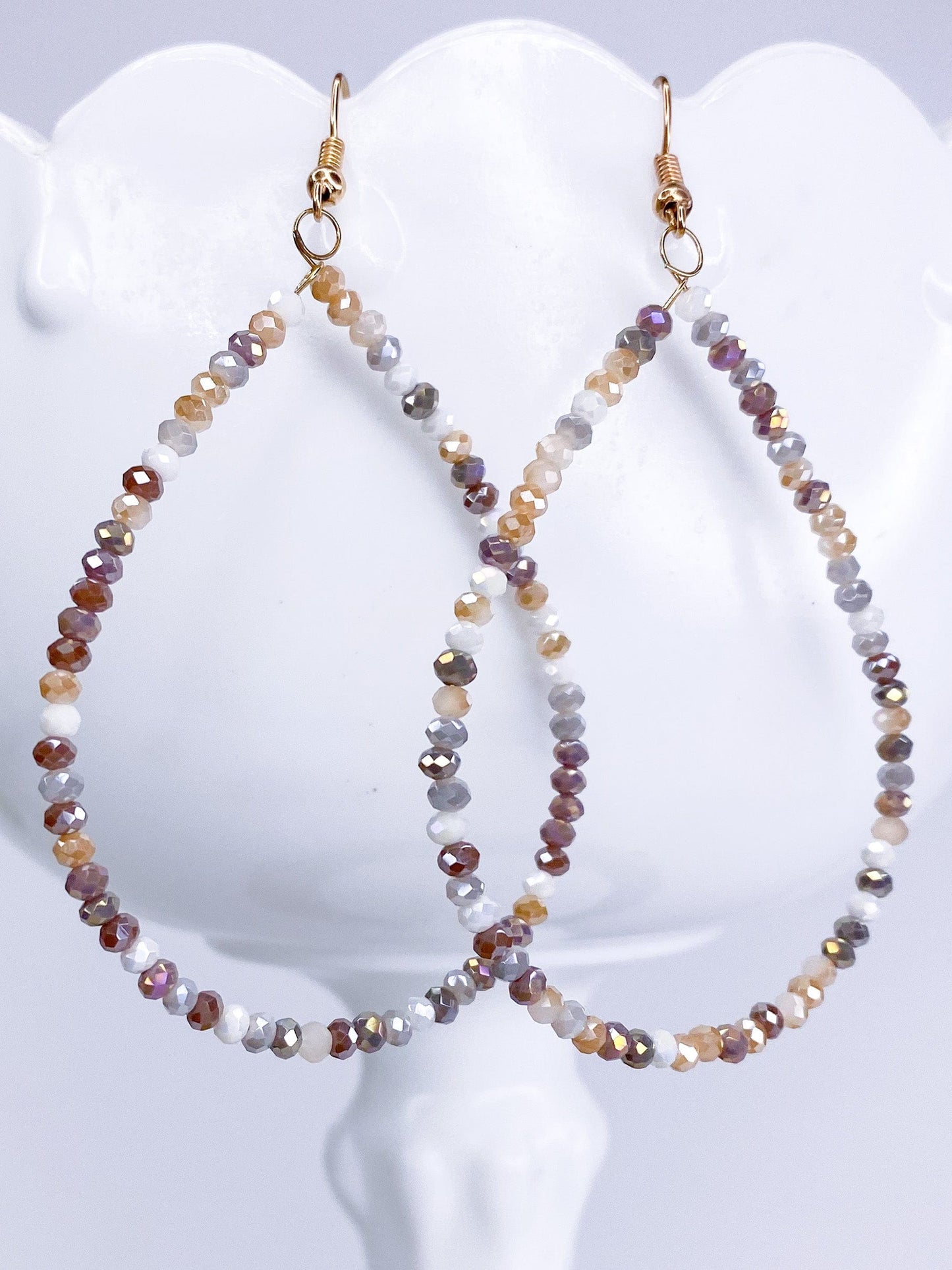 Earrings Stevie Tear Drop Neutral multi