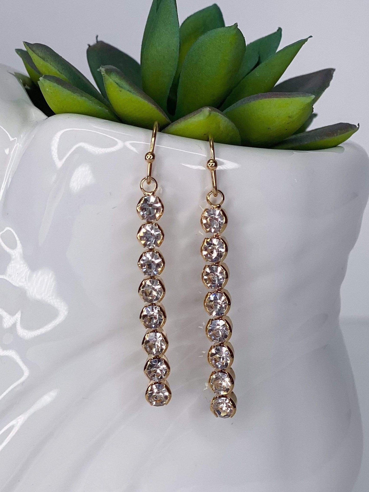 Earrings Raven Rhinestone Earring