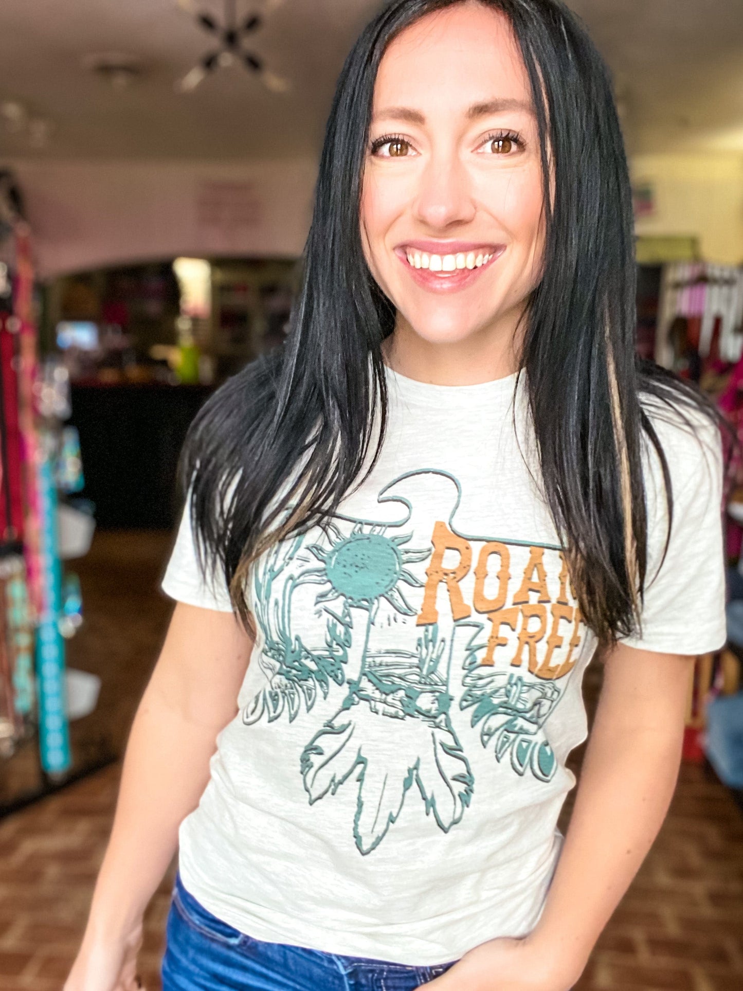 Graphic Tees Roam Free Thunderbird Tee