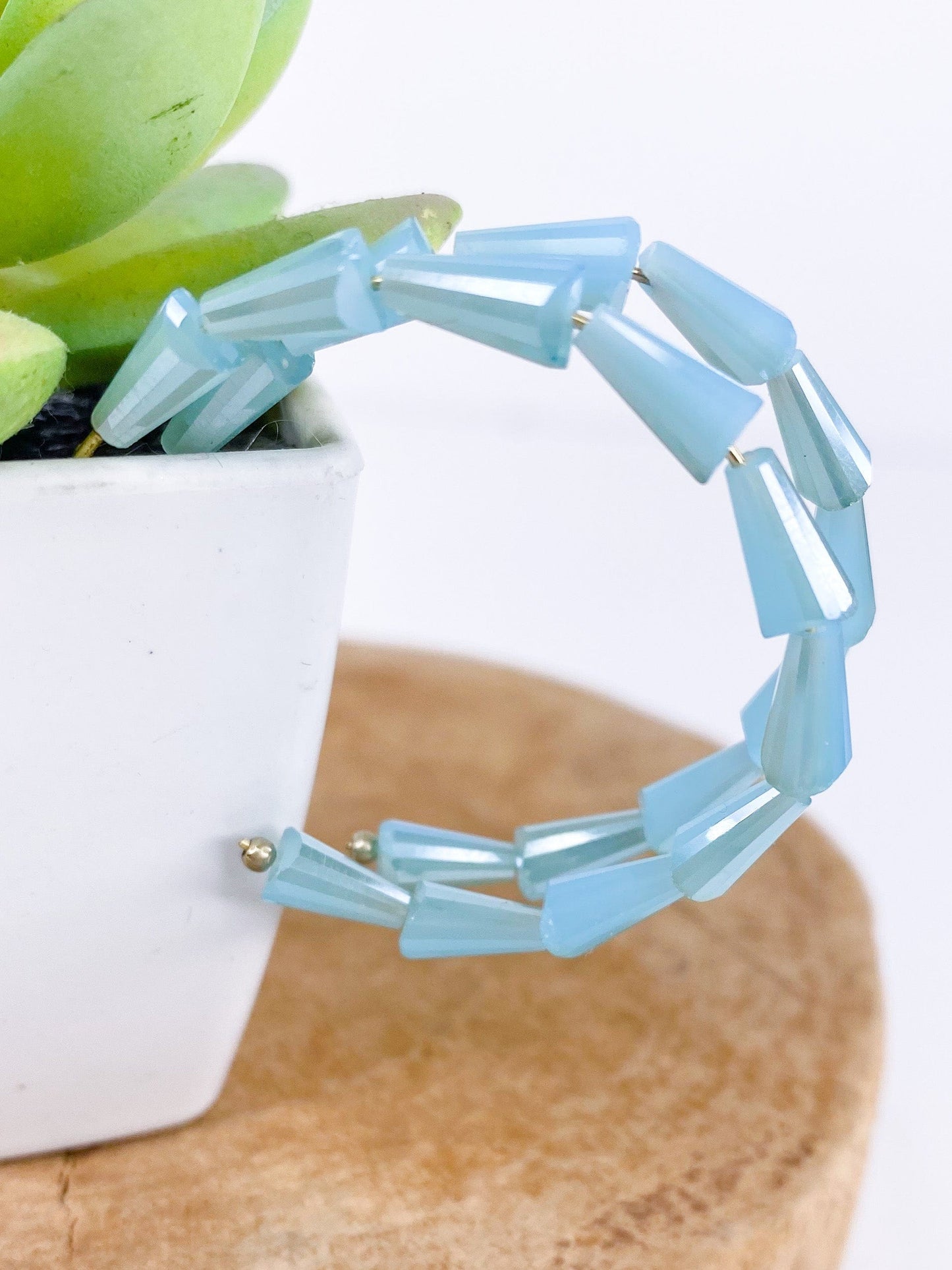 Earrings Seaglass Hoop