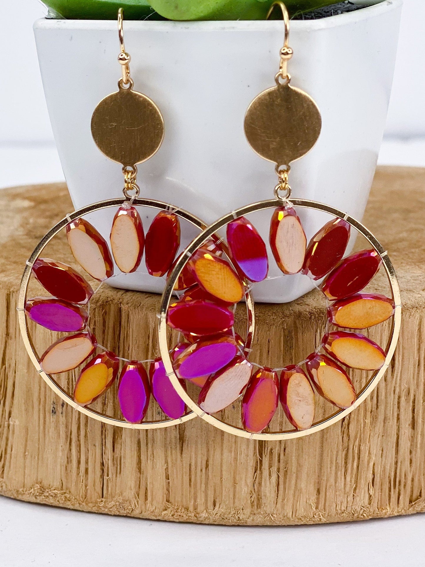 Earrings Shimmer Flower Earring