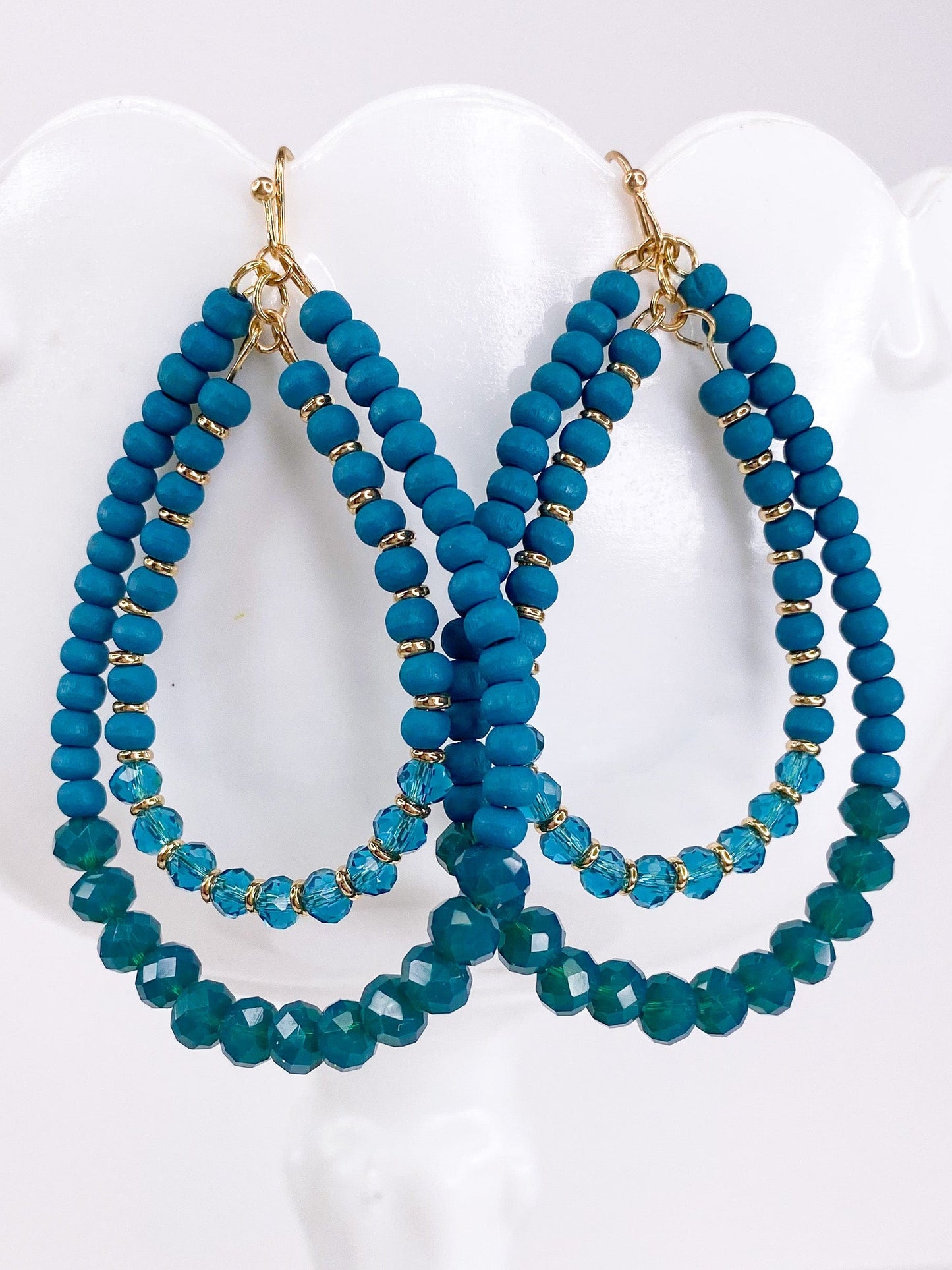 Earrings Tracee Double Teardrop Earring