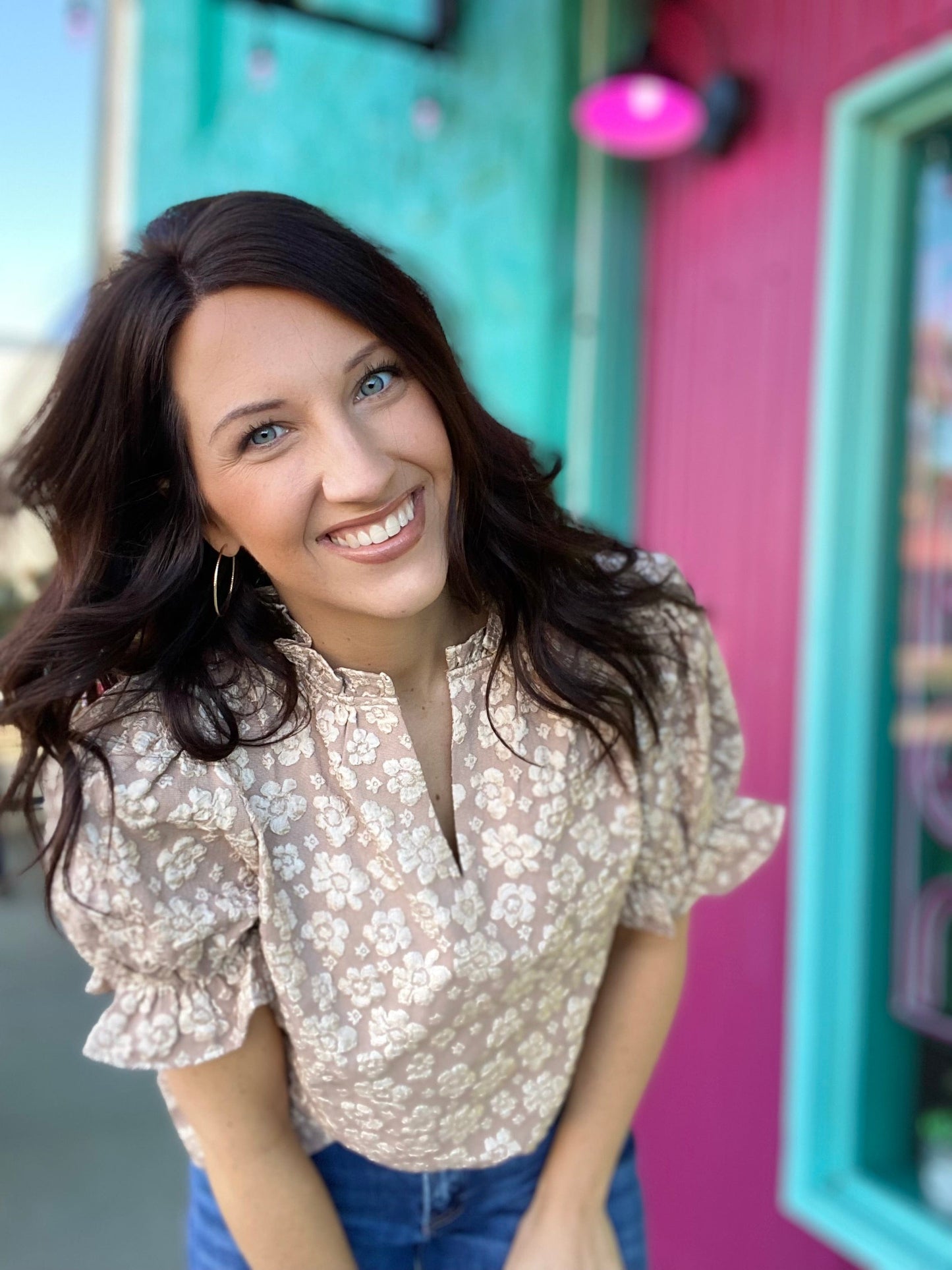 Tops Aimee Puff Sleeve Blouse