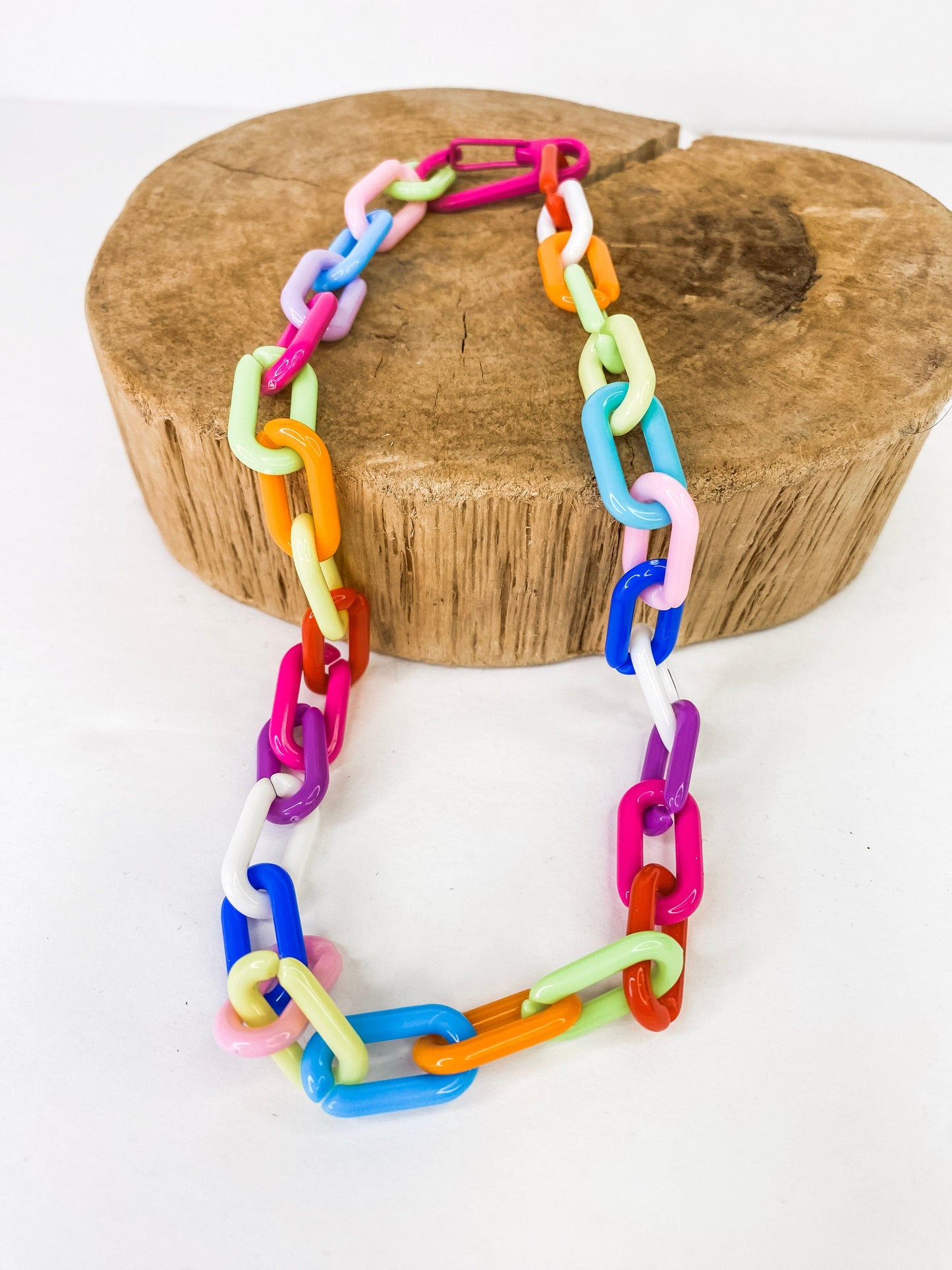 Necklaces Benni Colorful Link Necklace