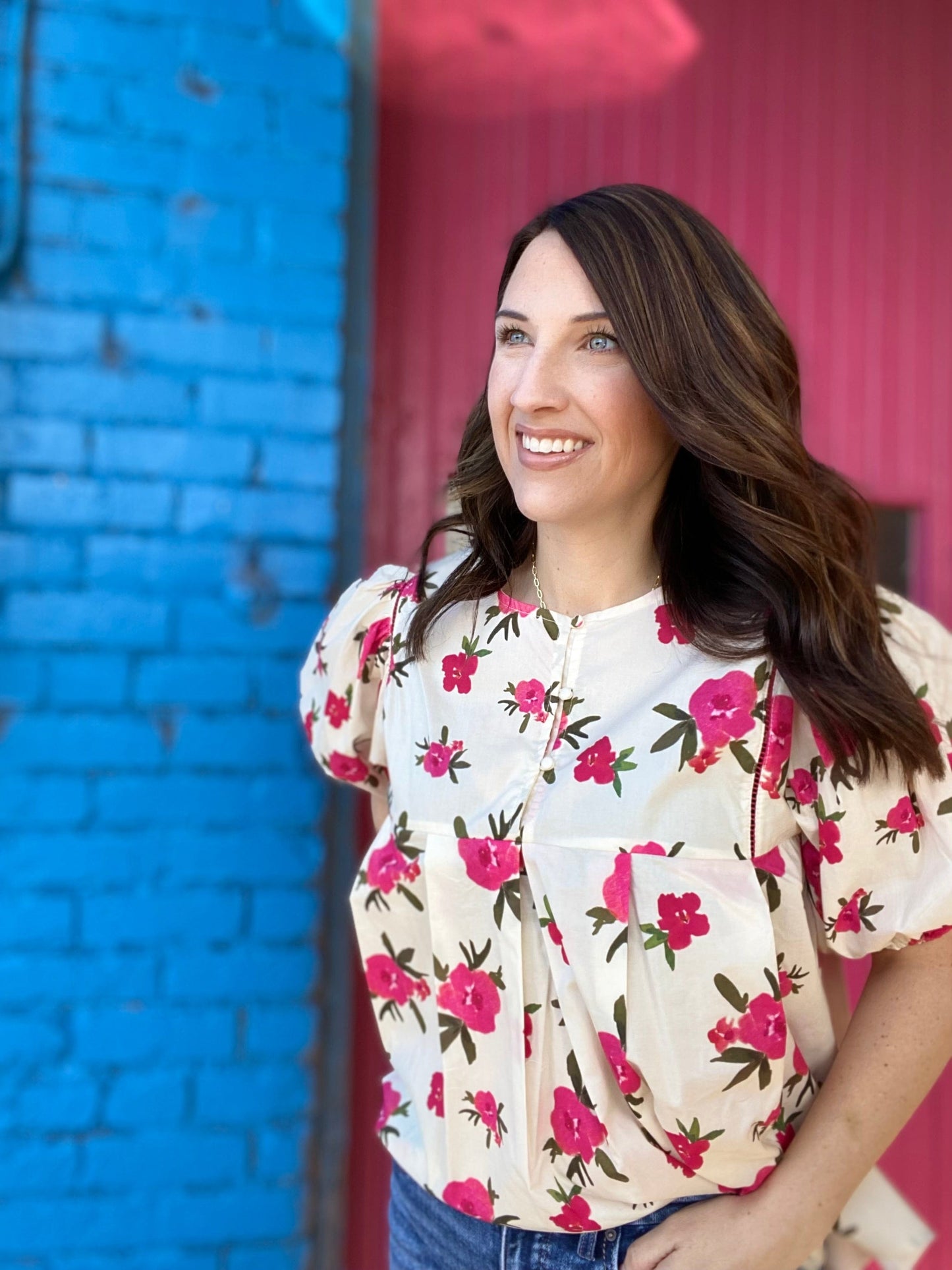 Tops Claire Sweet Floral Top