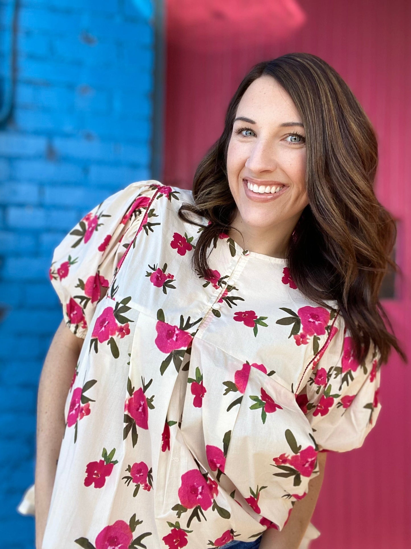 Tops Claire Sweet Floral Top