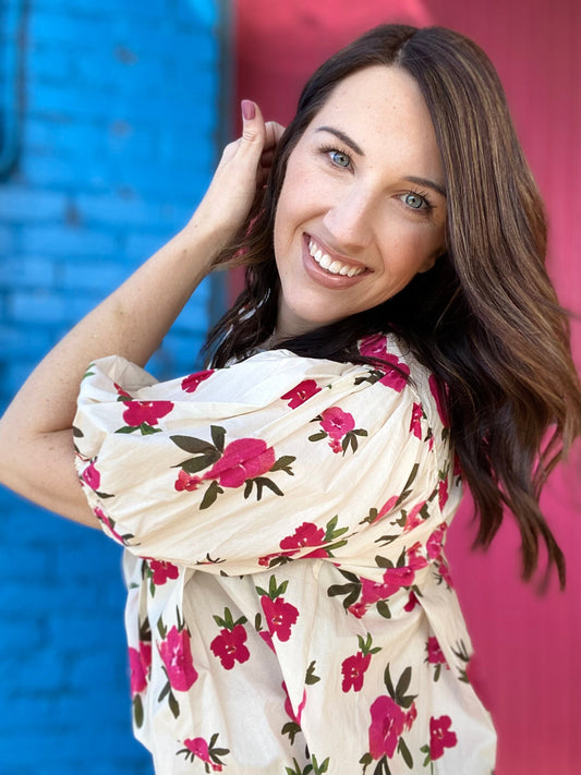 Tops Claire Sweet Floral Top