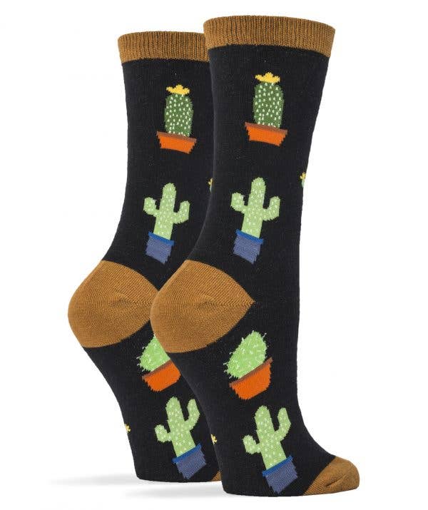 Other Goodies Into the Desert | Women's Cotton Crew Funny Socks