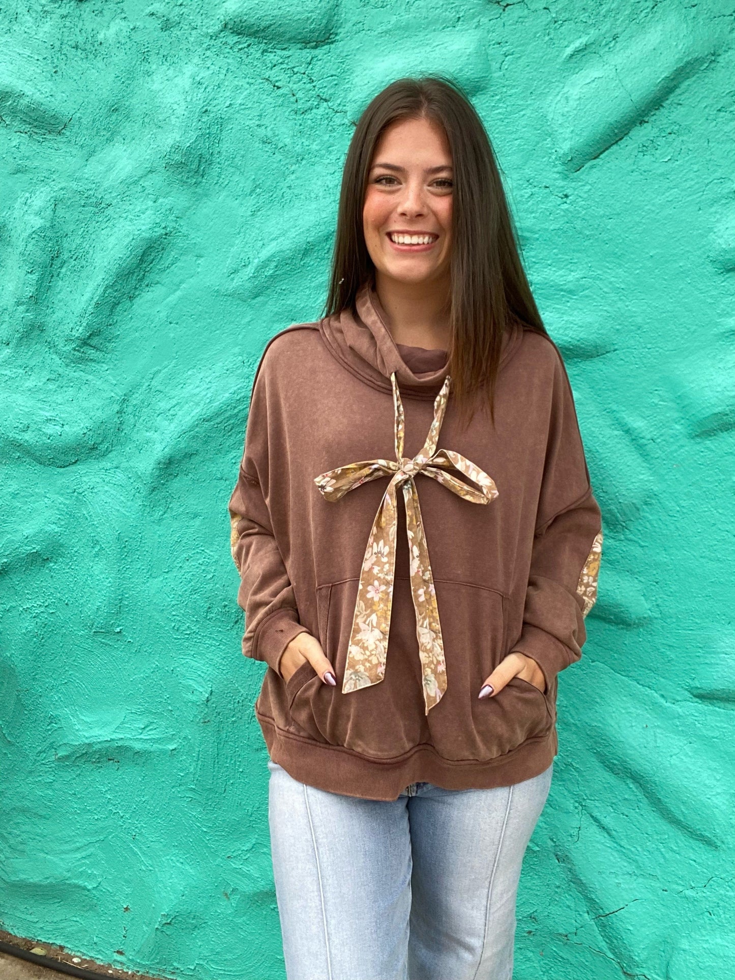 Outerwear Jaynie Floral Patchwork Pullover