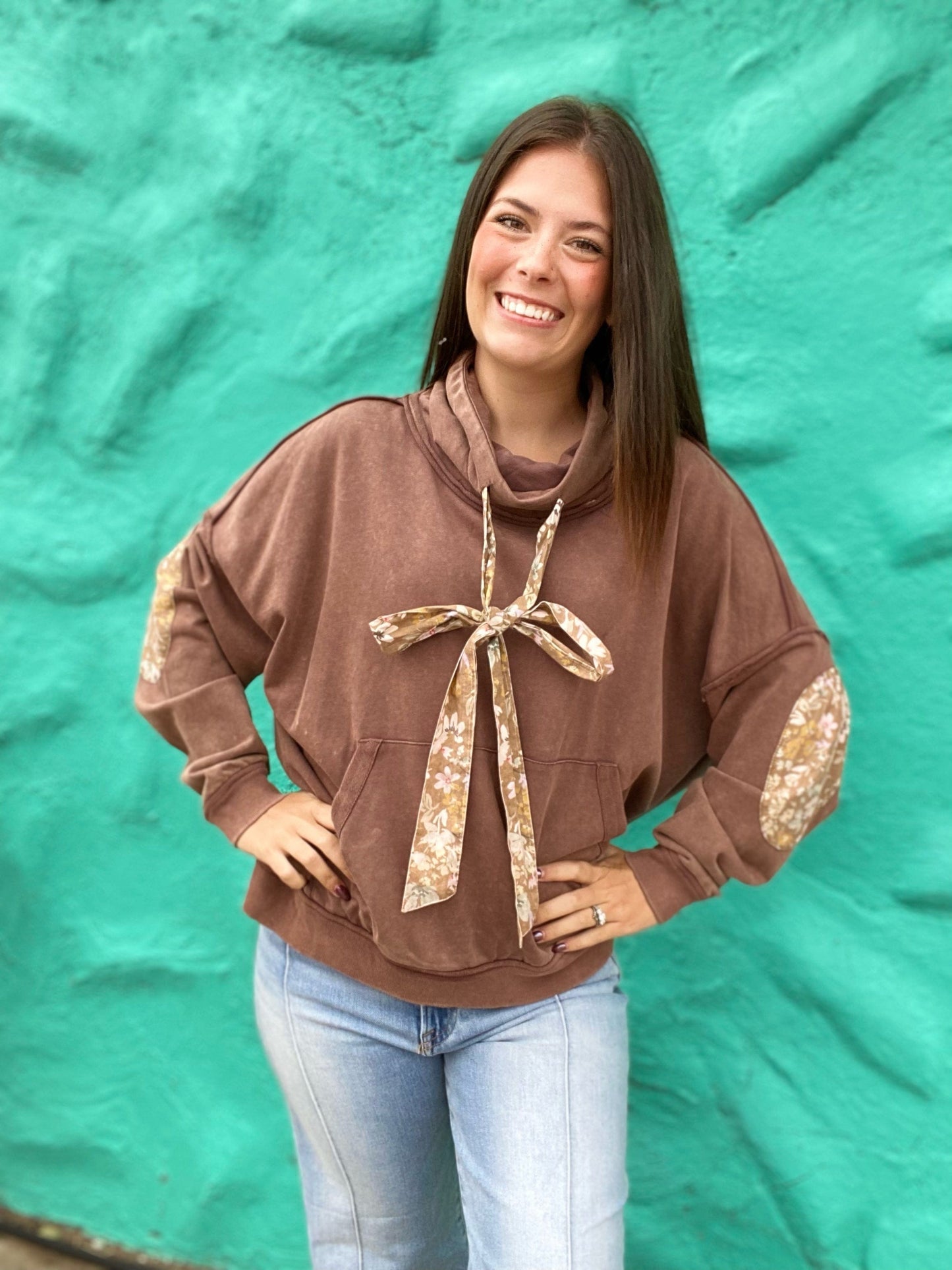 Outerwear Jaynie Floral Patchwork Pullover