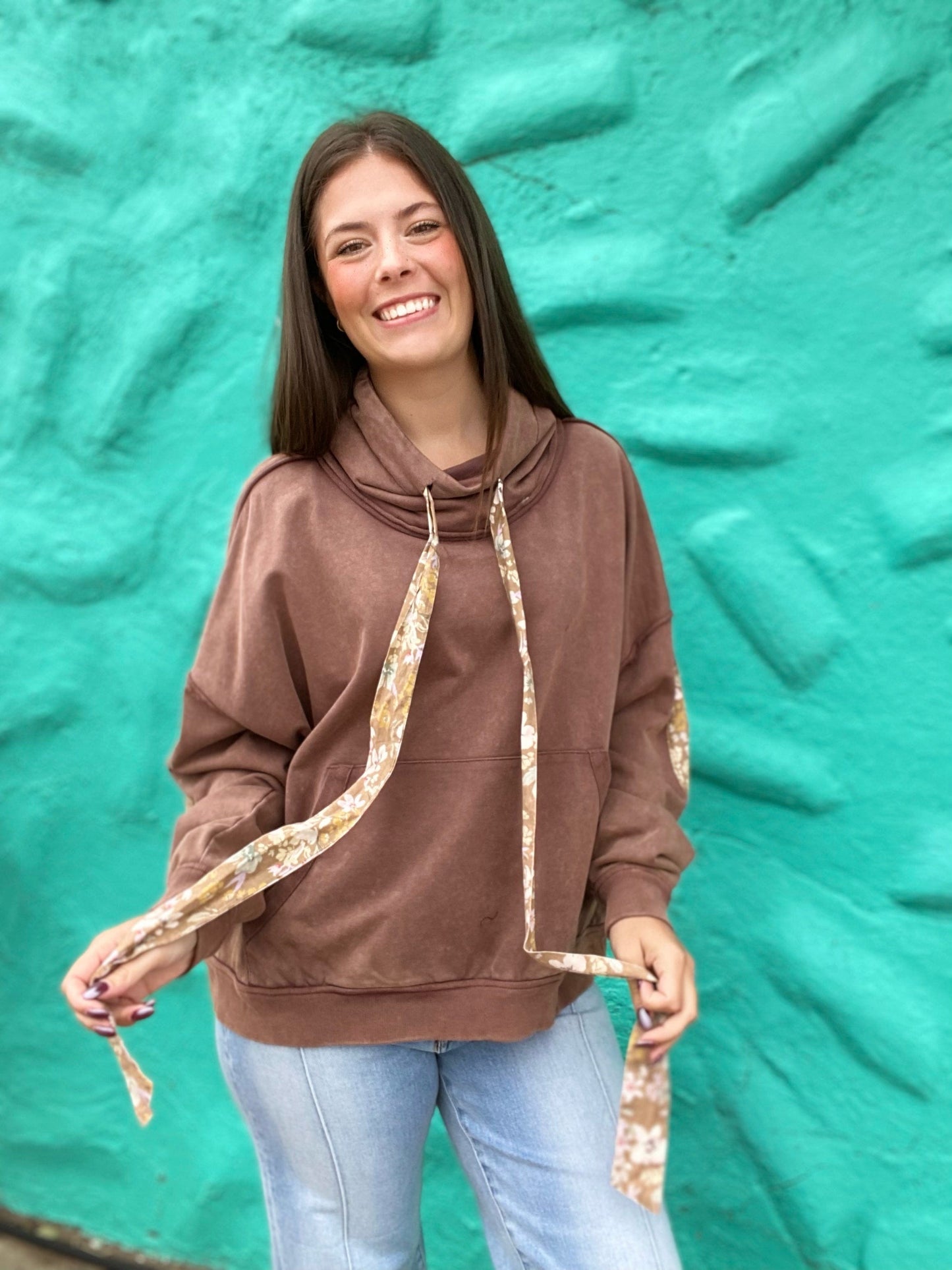 Outerwear Jaynie Floral Patchwork Pullover