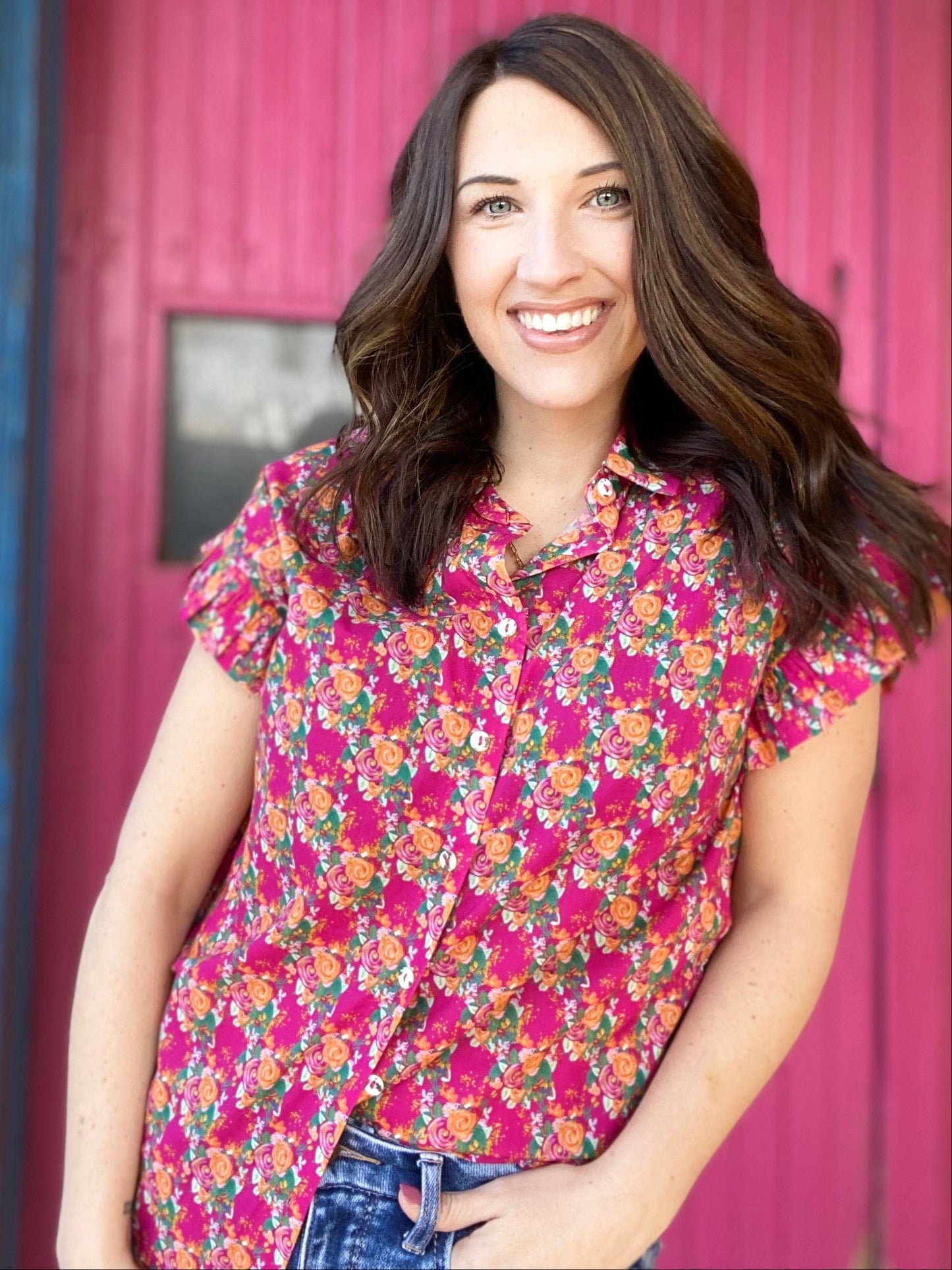 Sadie Mae Floral Top