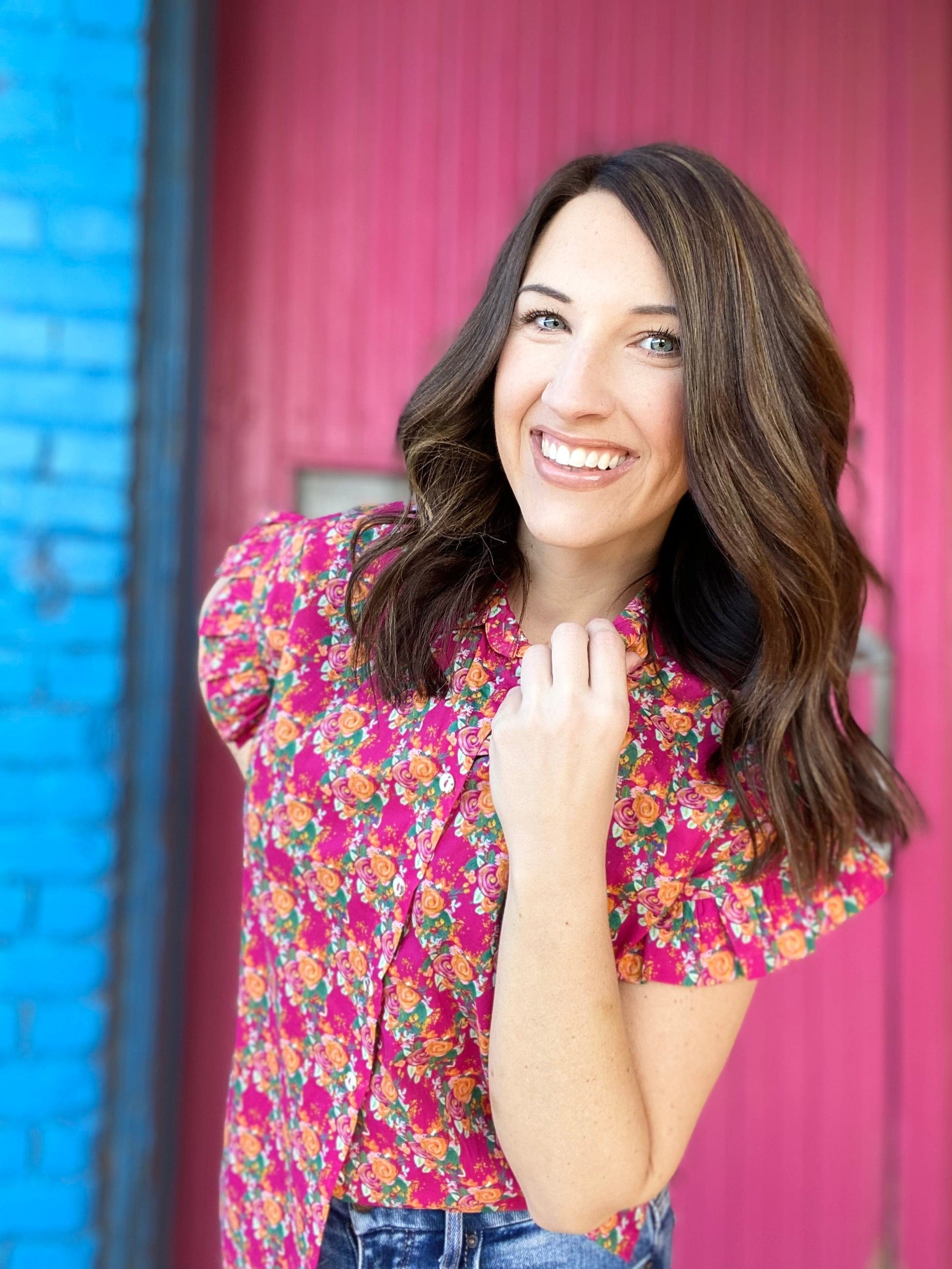 Sadie Mae Floral Top