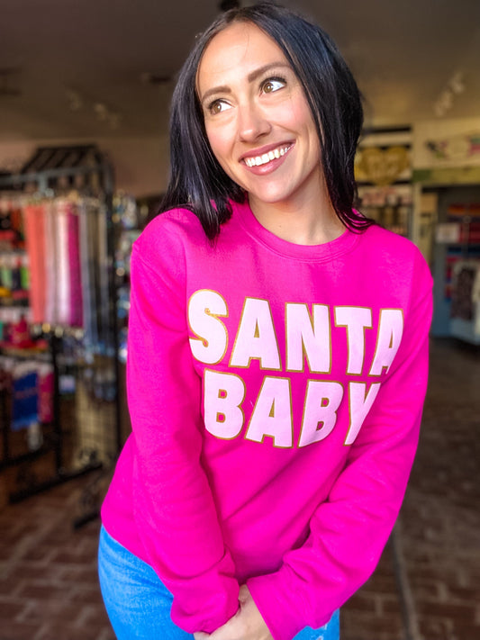 Graphic Tees Santa Baby Sweatshirt