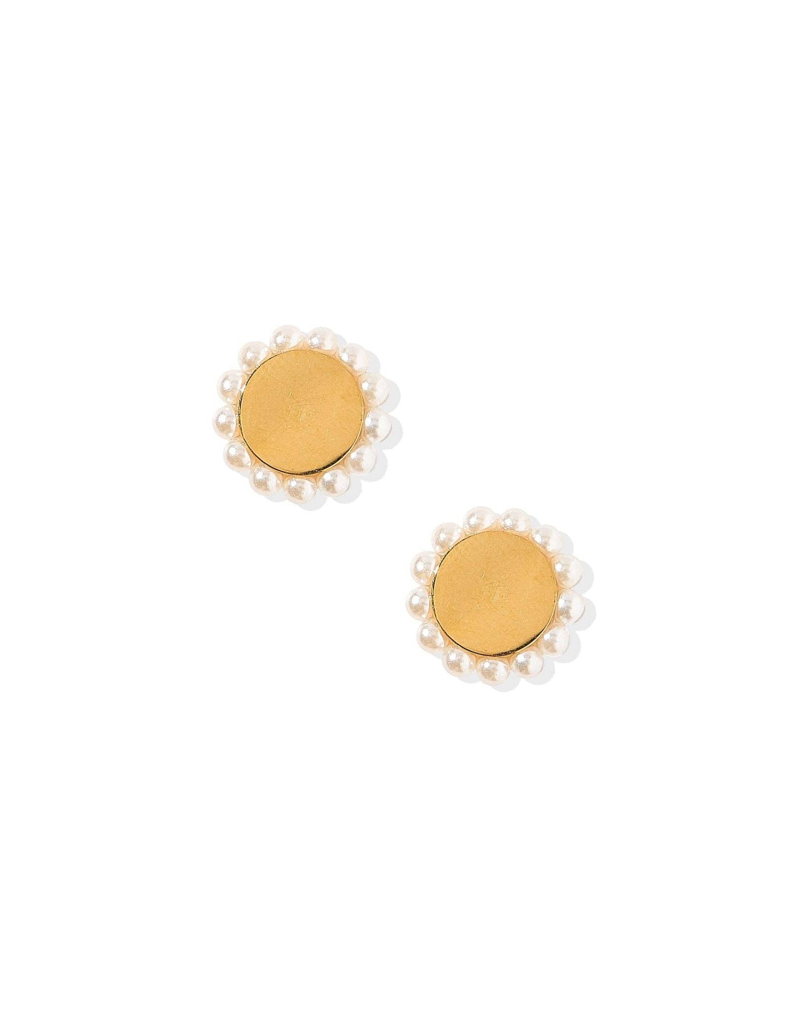Screwback Stud Earrings - Alice Pearl