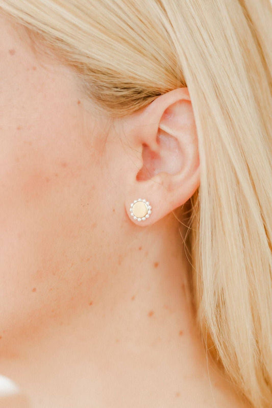 Screwback Stud Earrings - Alice Pearl