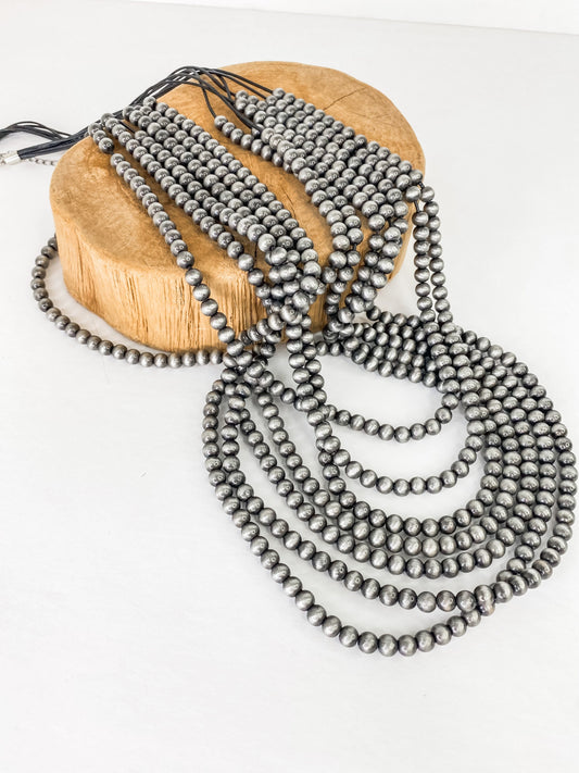 Necklaces Seven Strand Faux Navajo Beads