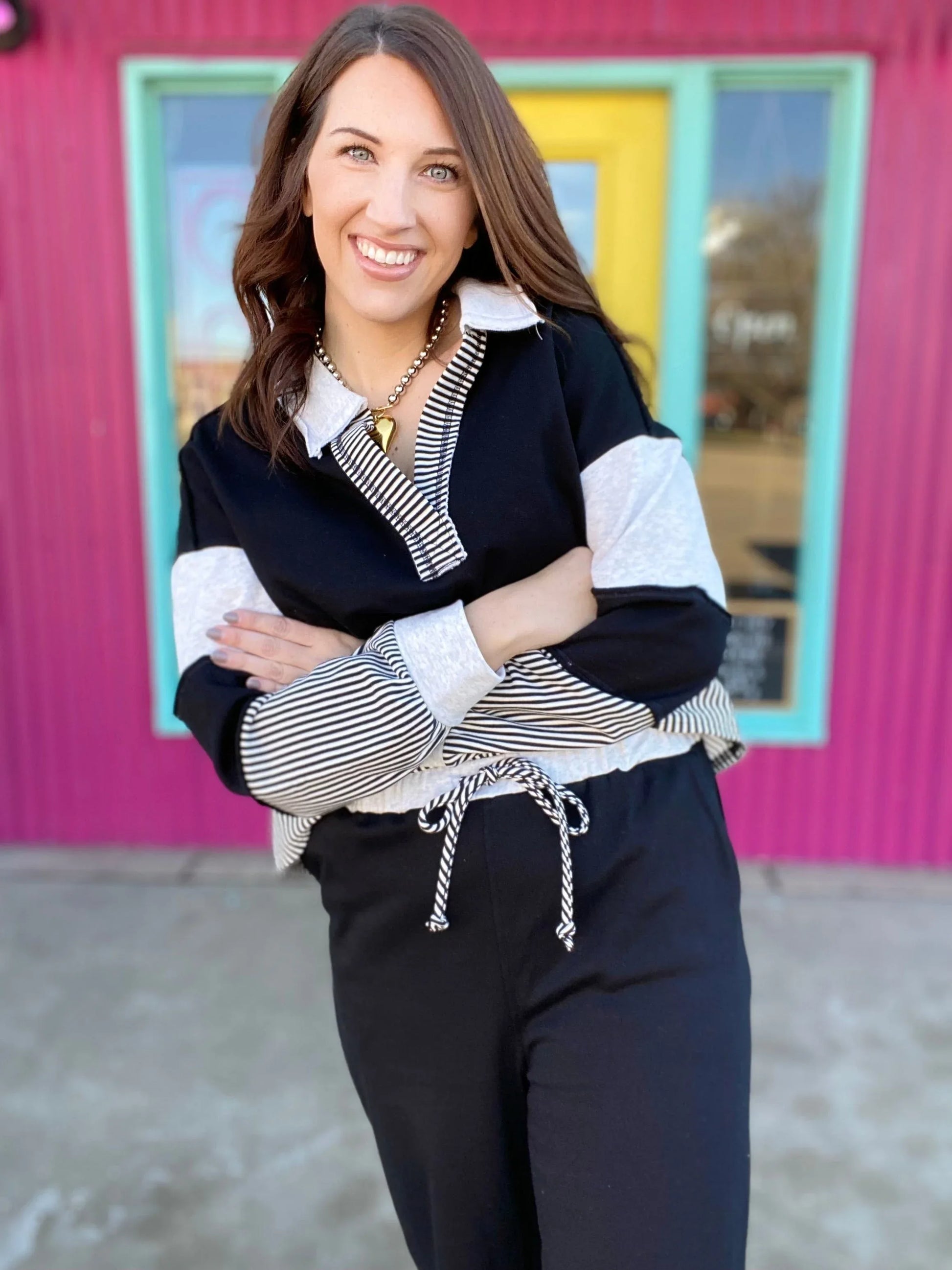 Set Shaylee Striped Set