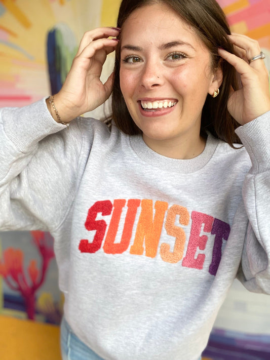 apparel Sunset Embroidered Sweatshirt