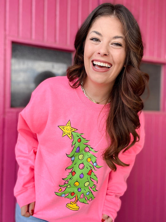 Graphic Tees Topsy Turvy Tree Sweatshirt