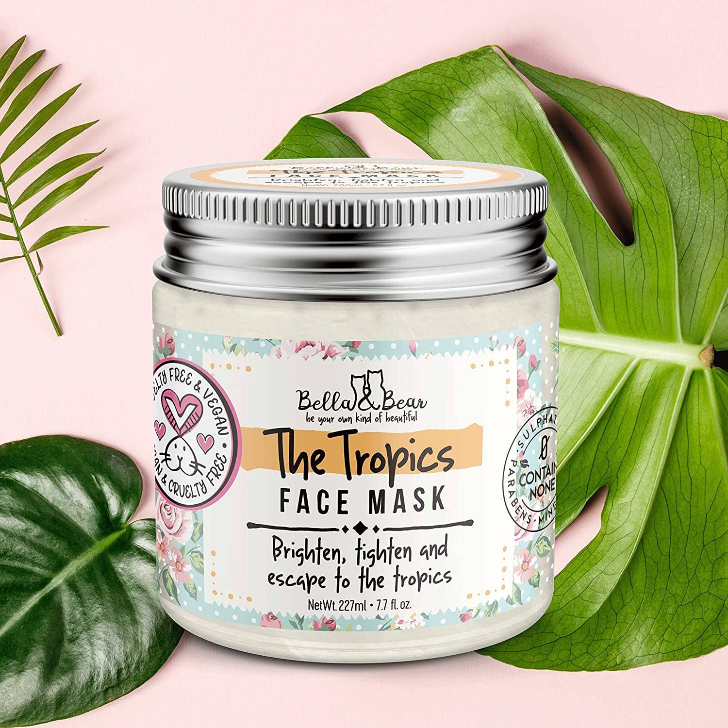 Beauty Tropics Face Mask - Vegan & Cruelty-Free Mini | Travel