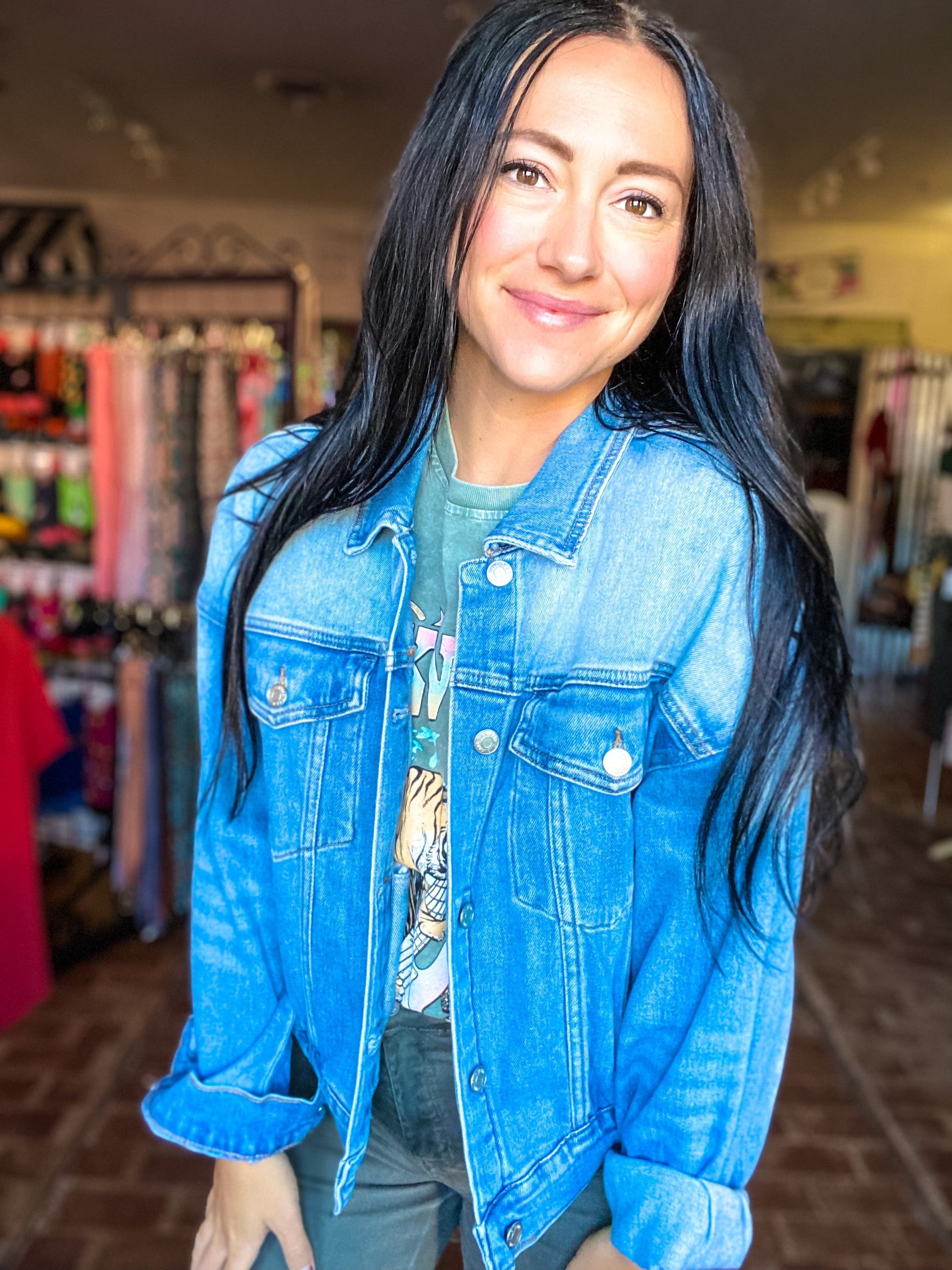 Outerwear Vintage Denim Jacket