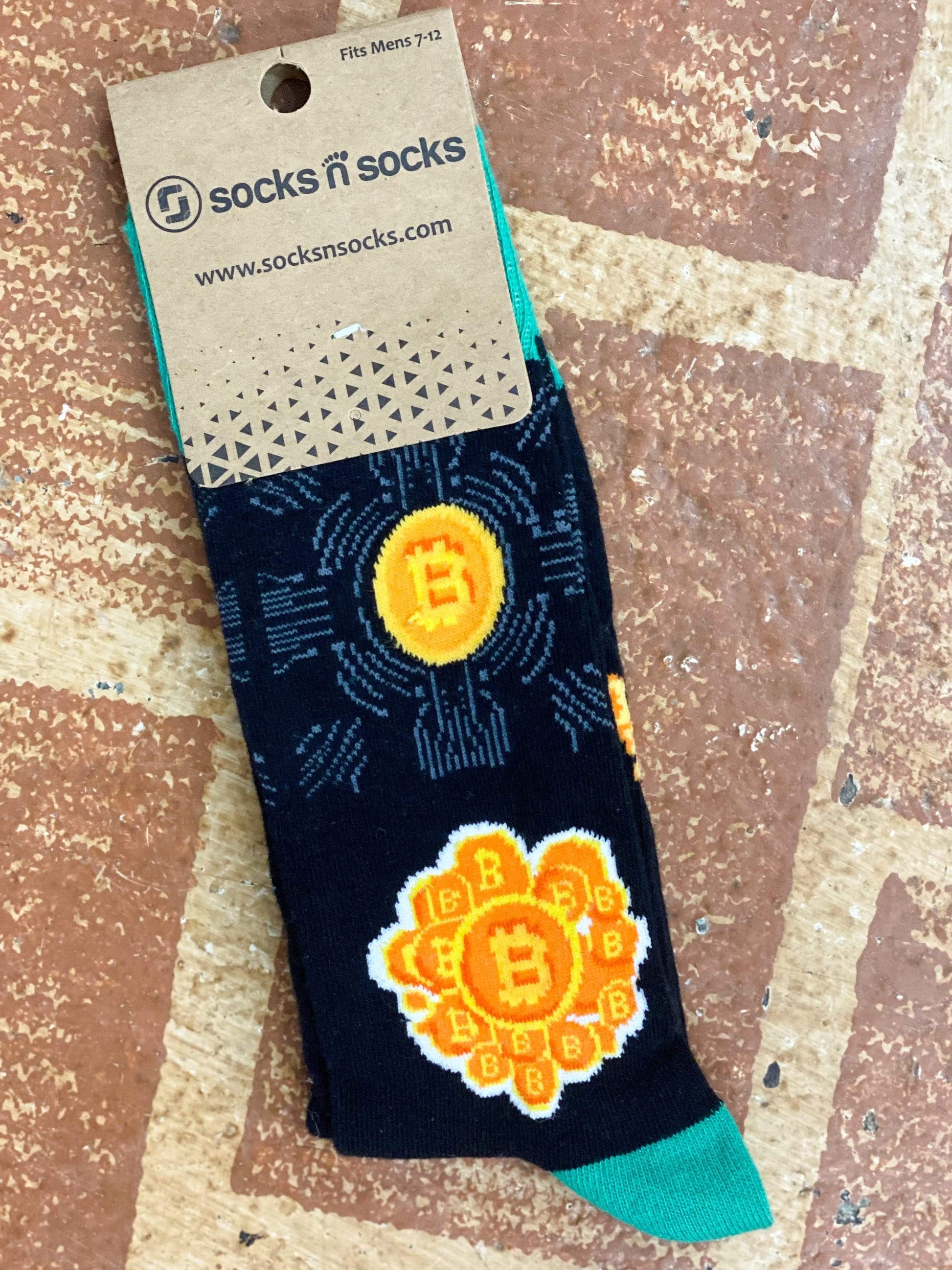 Guy Fun & Funky Men's Socks Bitcoin