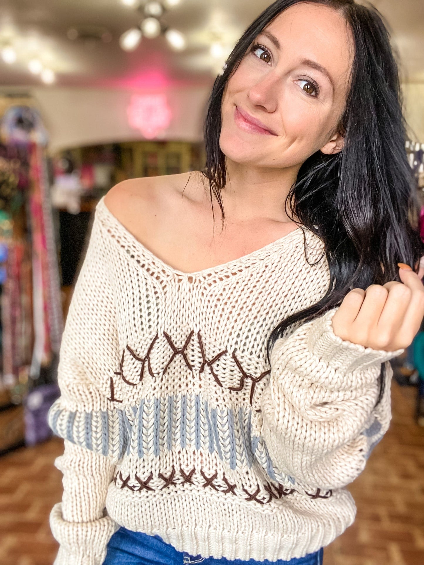 Tops Chunky Knit Sweater
