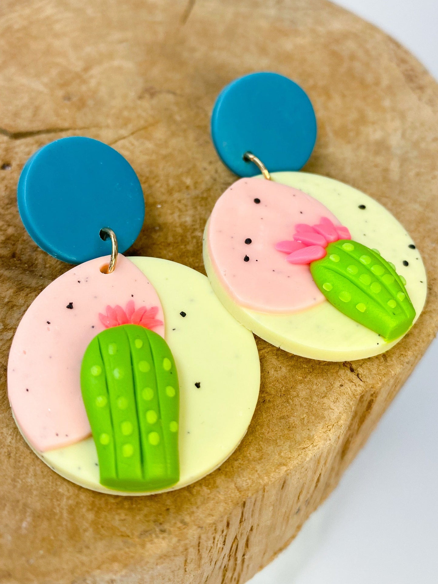Earrings Clay Cactus Earring