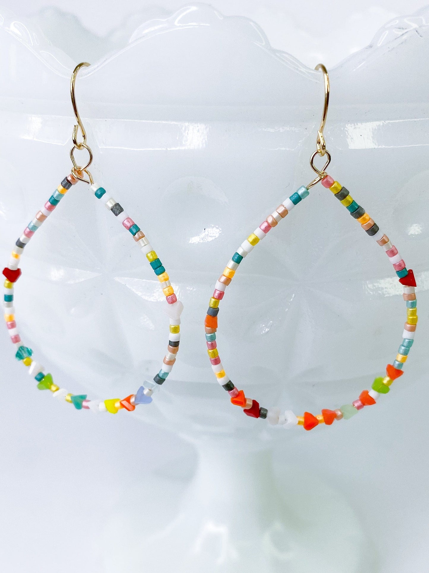 Earrings Dainty Multi Teardrop Earring