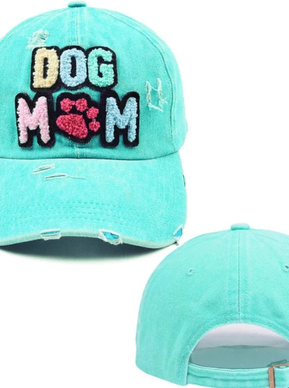 Hats Dog Mom Chenille Ball Cap