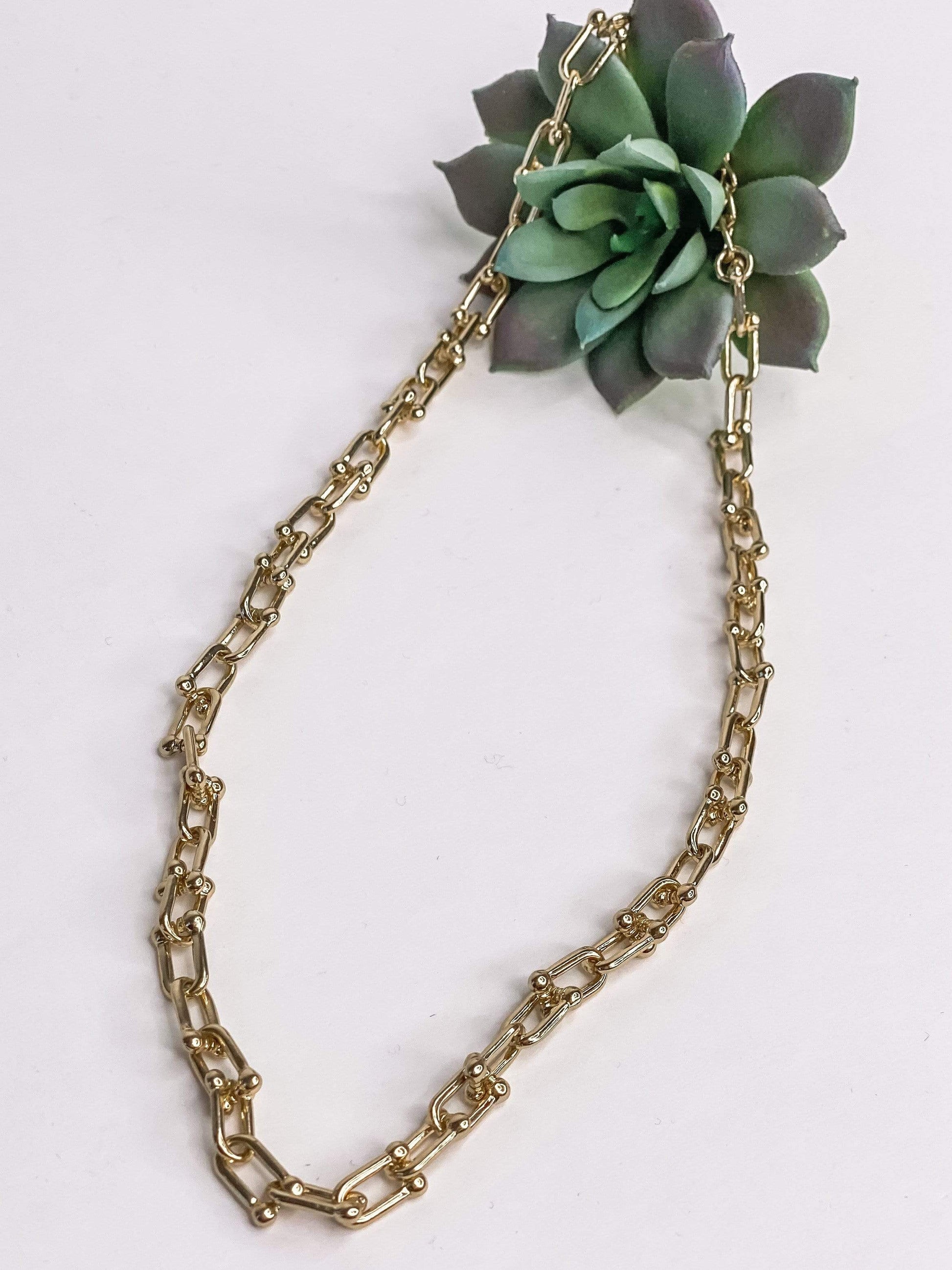 Necklaces Gemma Gold Link Necklace