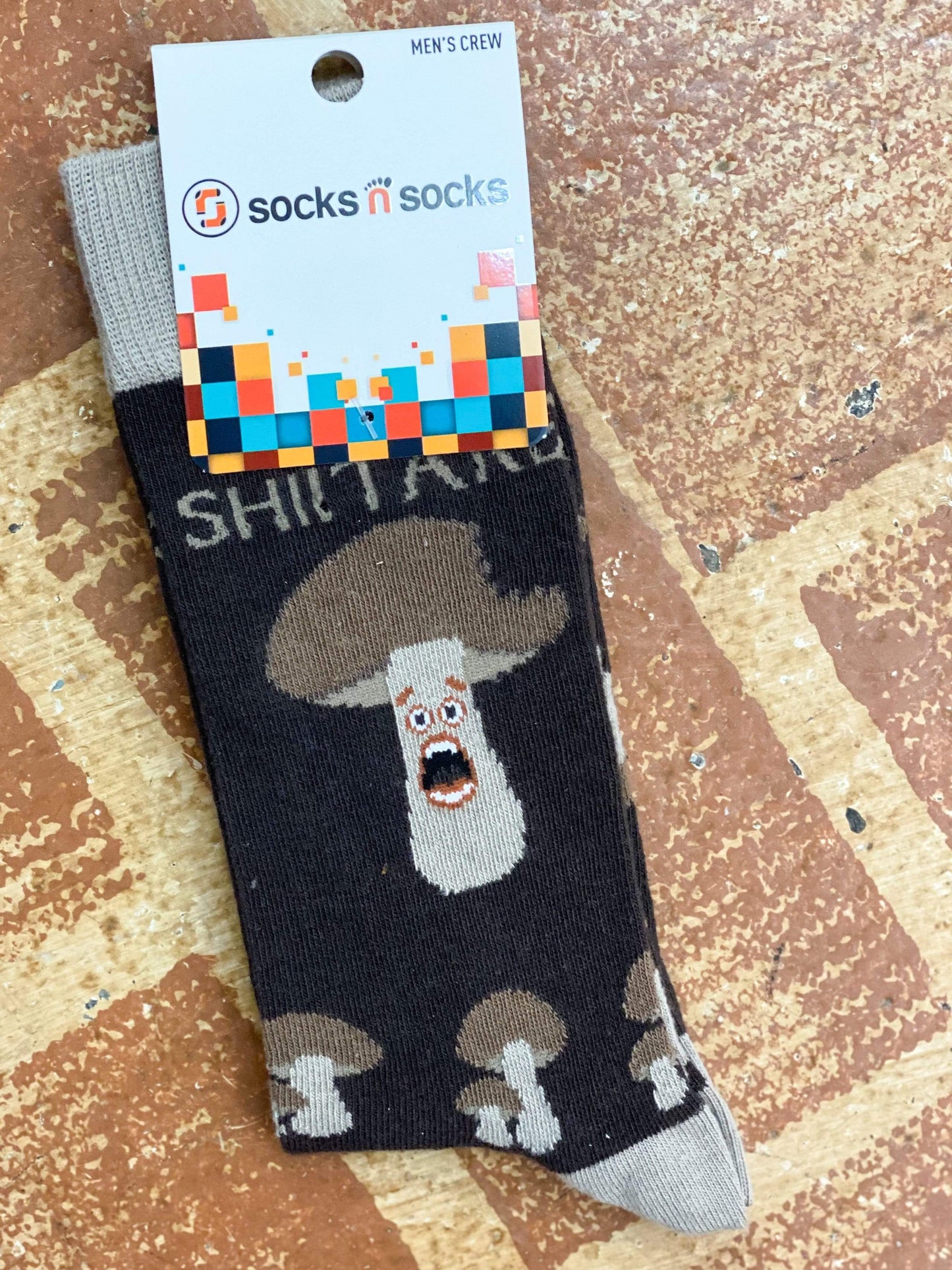 Guy Fun & Funky Men's Socks Holy Shiitake