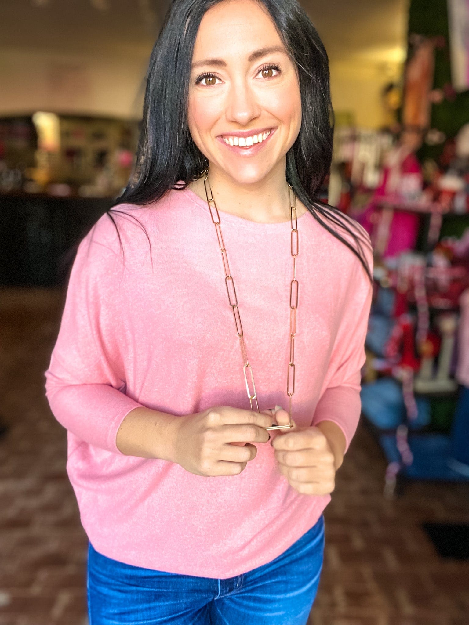 Shirts & Tops Jorjie Off the Shoulder Sweater-Light Coral